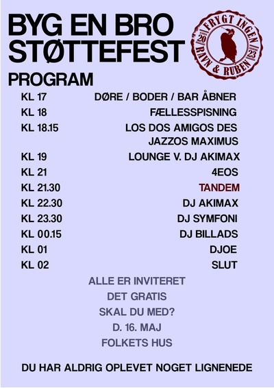 BYG EN BRO støttefest