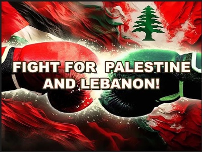 FIGHT FOR PALESTINE AND LEBANON 🇵🇸🥊🇱🇧