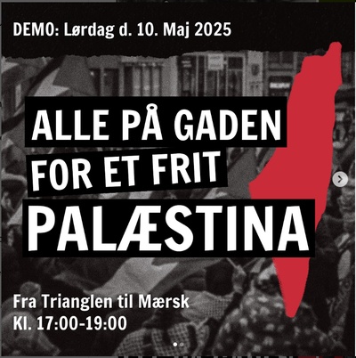 ALLE PÅ GADEN FOR ET FRIT PALÆSTINA
