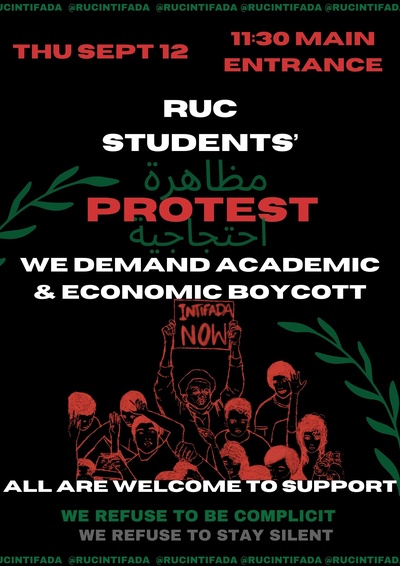 Join RUC students in protest for Palestine