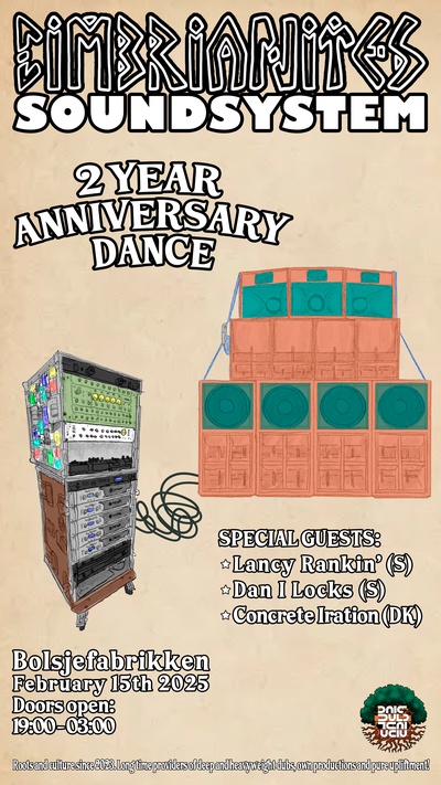 Cimbrianites Soundsystem - 2 Year Anniversary Dance