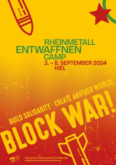 Action Camp: Disarm Rheinmetall - Sink the War Industry!