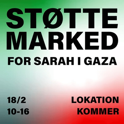 Support market for Sarah in Gaza