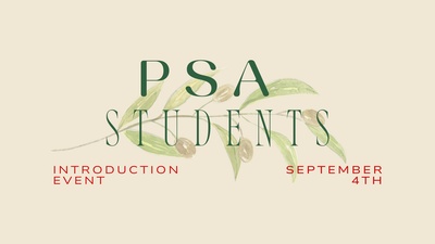 PSA-STUDENTS: INTRODUCTION EVENT