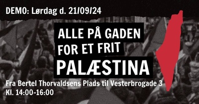 Alle på gaden for et frit Palæstina