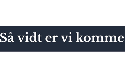 Dokumentarfilmvisning - Så vidt er vi kommet