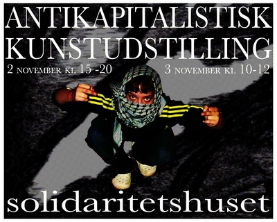 antikapitalistisk kunst i soli