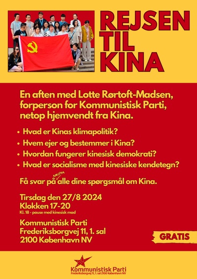 Rejsen til Kina