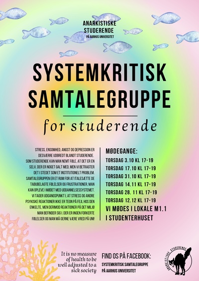 Menthal health support group //  Systemkritisk samtalegruppe