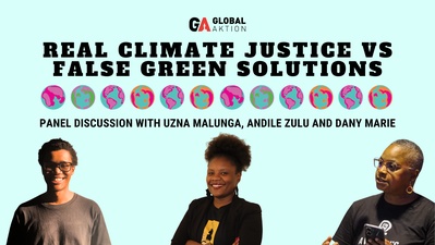 Panel: Real climate justice vs false green solutions