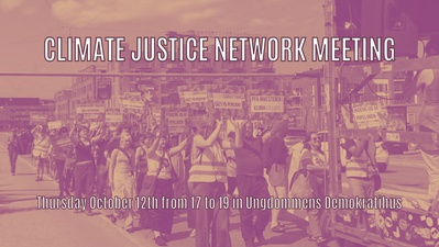 Climate justice network meeting