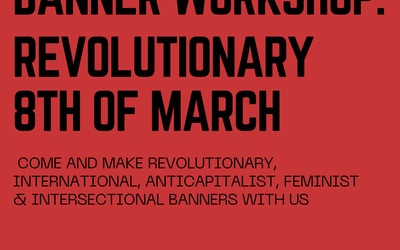 BANNER WORKSHOP -  Revolutionary 8th of march