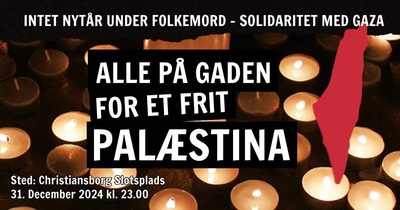 Intet nytår under Folkemordet - I Solidaritet med Gaza