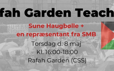 Teach-in: Palæstinasolidaritet, dens undertrykkelse og Studenterbevægelsens Magt