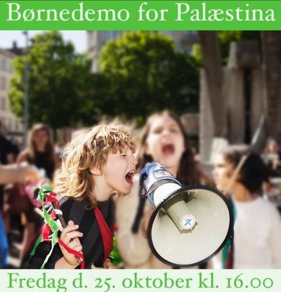 Børnedemo for Palæstina