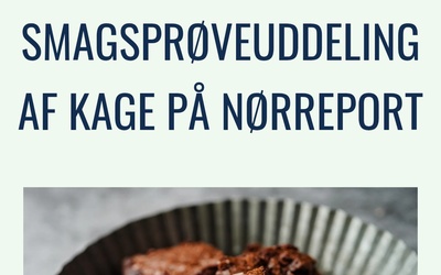 Smagsprøveuddeling: kage på Nørreport