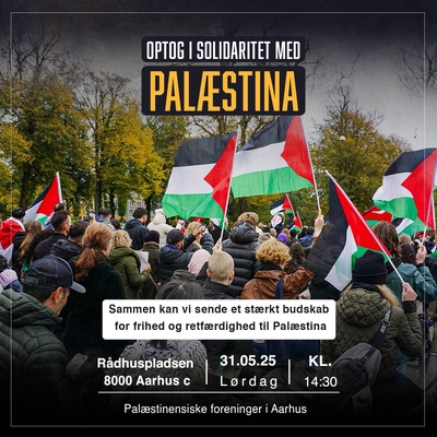 Optog i solidaritet med Palæstina