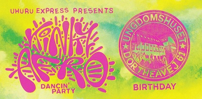 KINKY AFRO BIG DANCING BASH PARTY X UNGDOMSHUSET BIRTHDAY