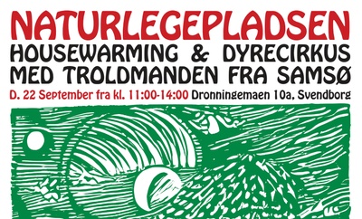 Housewarming og dyrecirkus på Naturlegepladsen