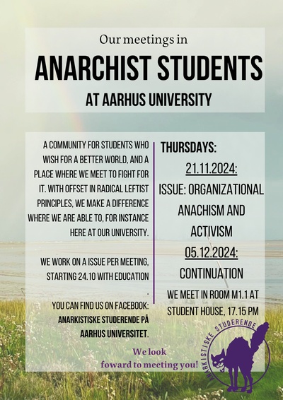 Organizational anarchism & activist strategies-ASAU meeting