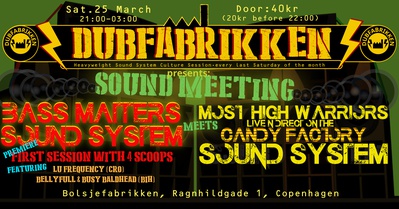 Sound meeting with Bass Matters Sound System