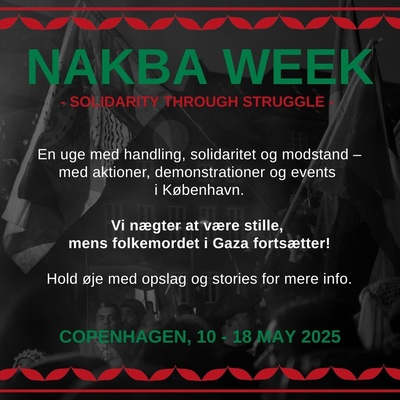NAKBA WEEK: Solidarity through struggle
