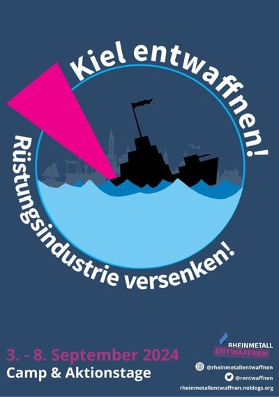 Action Camp: Disarm Rheinmetall - Sink the War Industry!