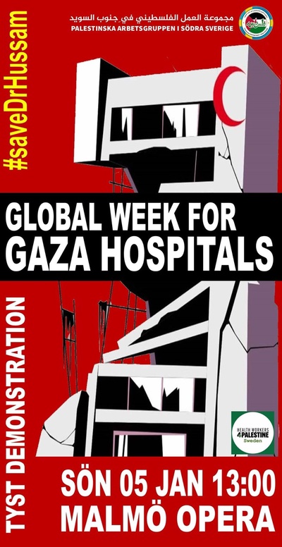 Demonstration: Global week for Gaza hospitals