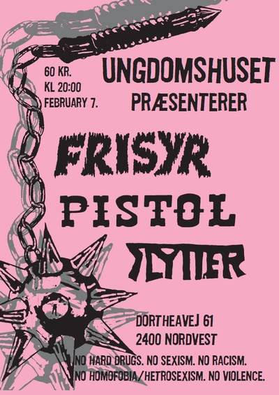 FRISYR + SLYTTER + PISTOL X3