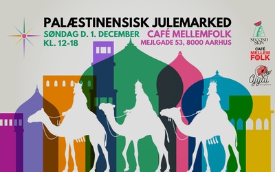 Palæstinensisk JULEMARKED // Meningsfulde julegaver // Café Mellemfolk | Aarhus