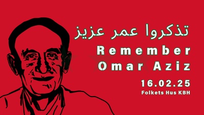 Remember Omar Aziz : Answering the international call in Copenhagen, DK