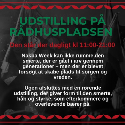 Udstilling på Rådhuspladsen