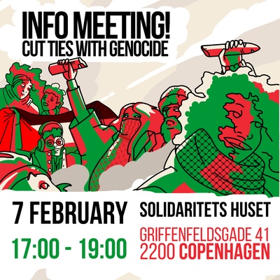 Info meeting 'Cut Ties with Genocide'