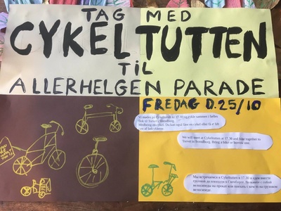 Tag med Cykeltutten til allehelgen parade