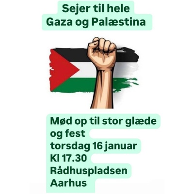 🇵🇸 Våbenhvile // Ceasefire Celebration 🇵🇸