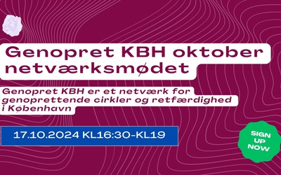 GENOPRET KBH_October meet up: Netværksmødet / Networkmeeting