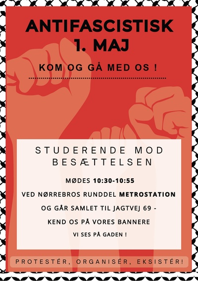 Students Against the Occupation at the antifascist 1st of May!