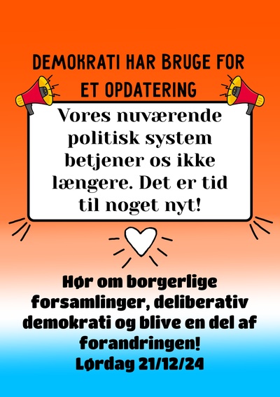 Start på Borgerforsamlinger i Denmark!