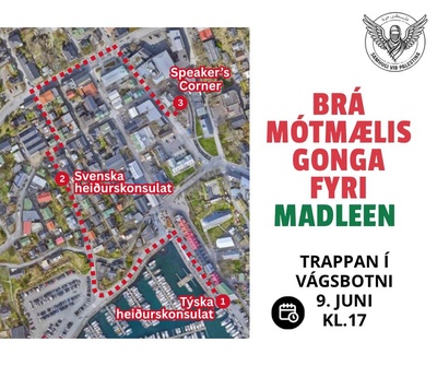 BRÁMÓTMÆLISGONGA: Madleen Frælsisflotilla álopin // EMERGENCY DEMO: Madleen Freedom Flotilla Attacked