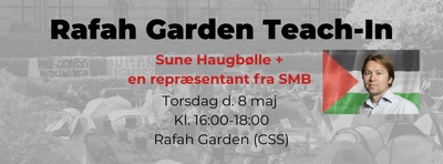 Teach-in: Palæstinasolidaritet, dens undertrykkelse og Studenterbevægelsens Magt