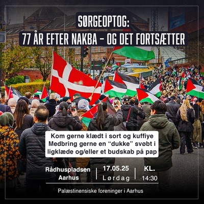 Sørgeoptog: 77 år efter Nakba – og det fortsætter