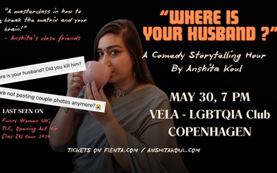 Where Is Your Husband? English Comedy Storytelling Show by Anshita Koul