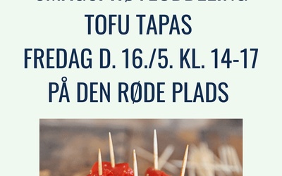Smagsprøveuddeling: tofu tapas