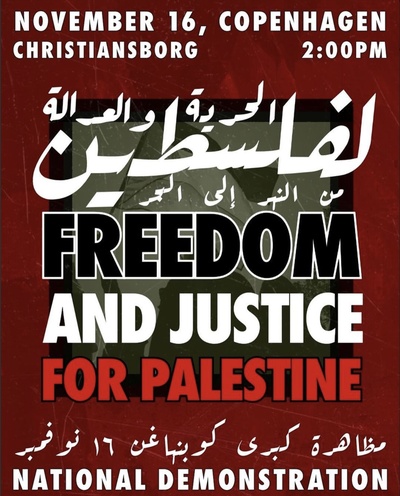 Stordemonstration: Freedom and Justice for Palestine